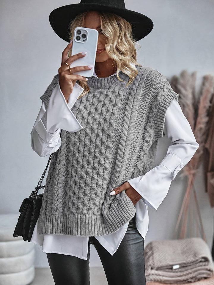 Bridget | Cozy Cable-Knit Sweater Vest