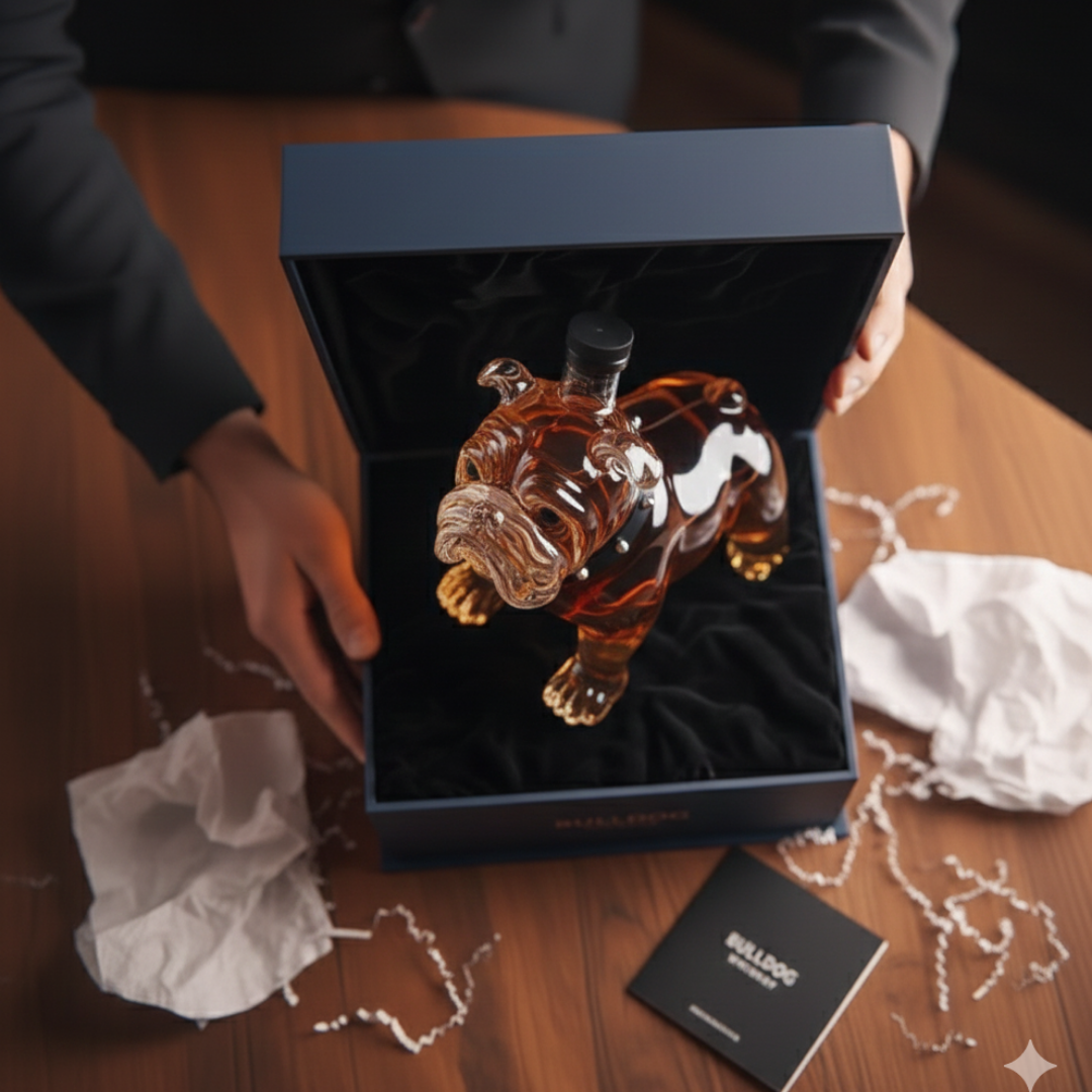 Frank | Whisky Flaske Bulldog Design