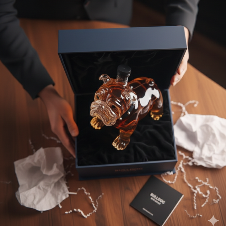 Frank | Whisky Flaske Bulldog Design