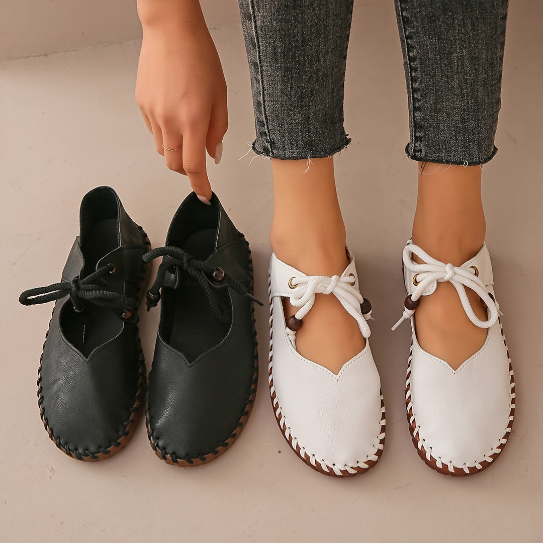 Annette | Håndlavede Snørebånd Flats