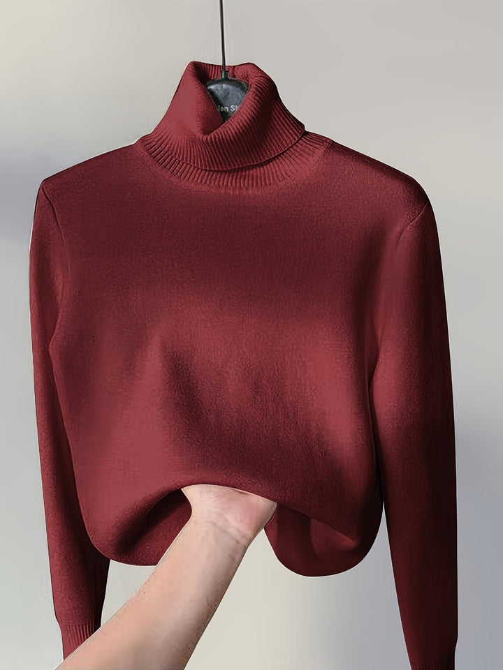 Selena | Cozy Lined High-Neck Sweater