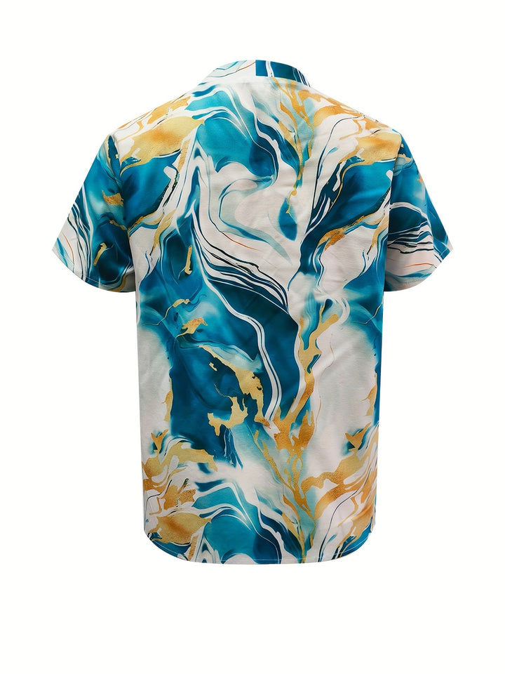 Joanna | Kunstnerisk Swirl-Print Bluse