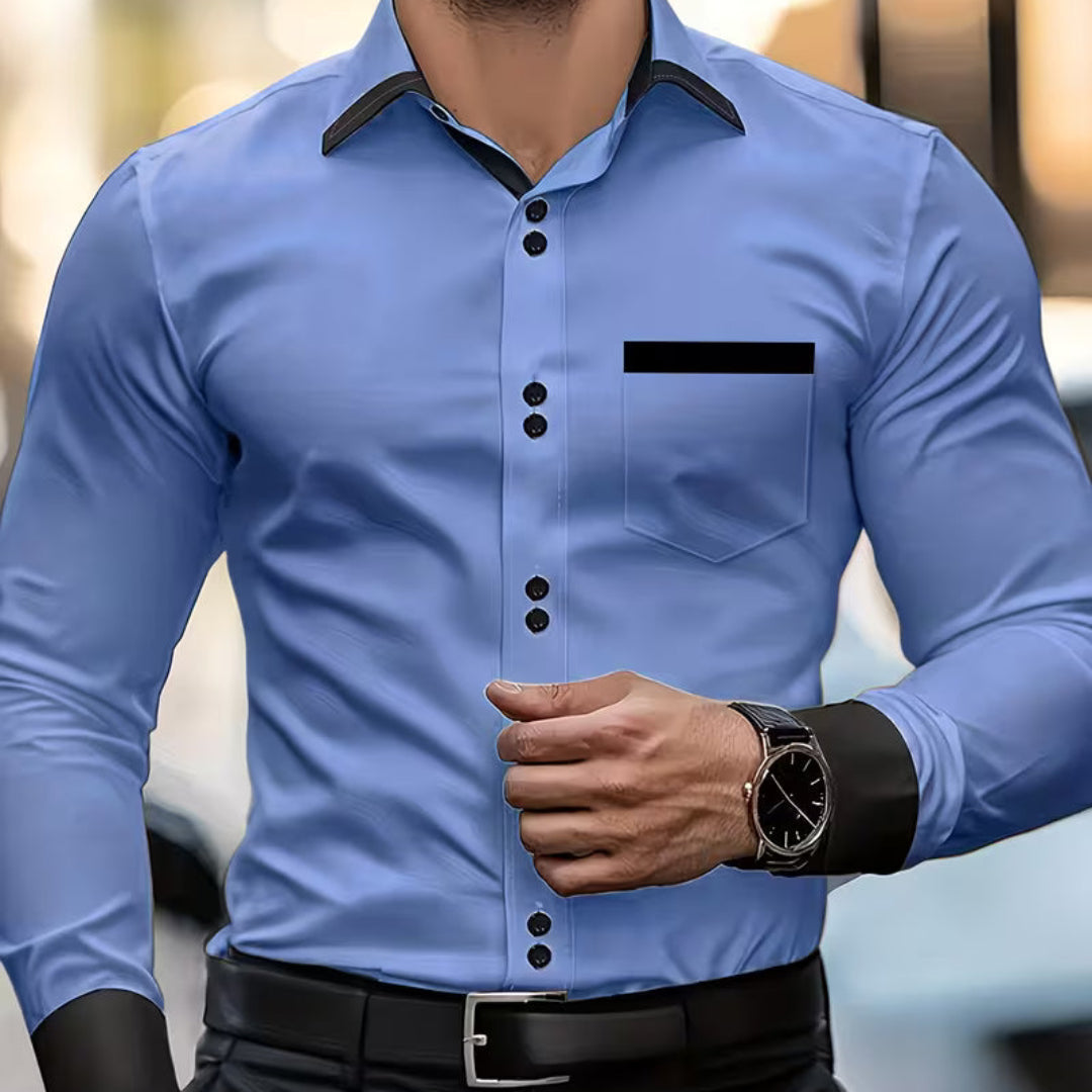 Maximo | Klassisk Button Collared Fit Skjorte