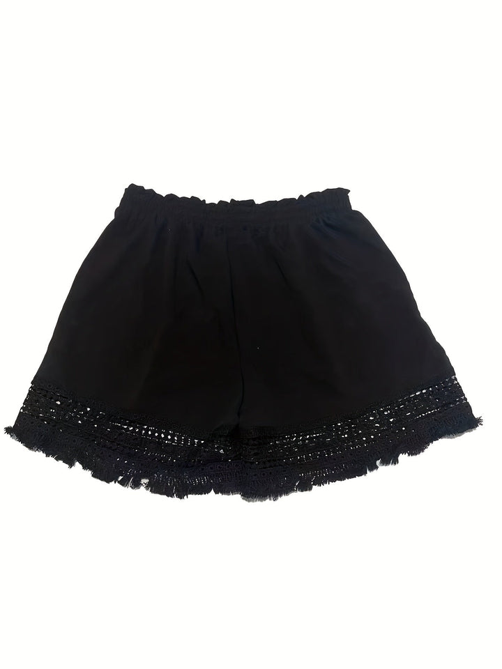 Rosmarin | Lace-Trim Papirpose Shorts