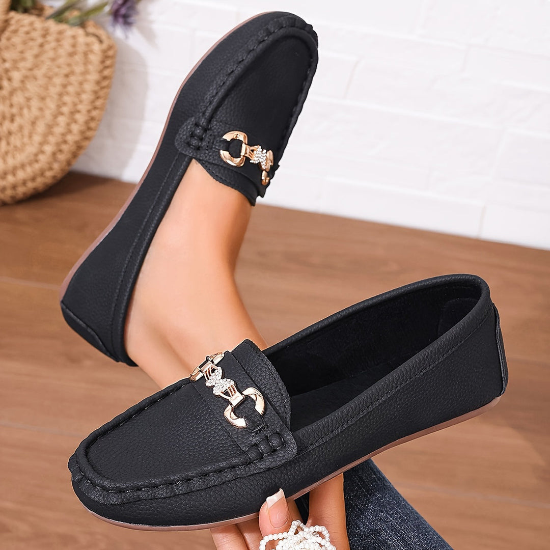 Nora | Elegant Spænde Loafers
