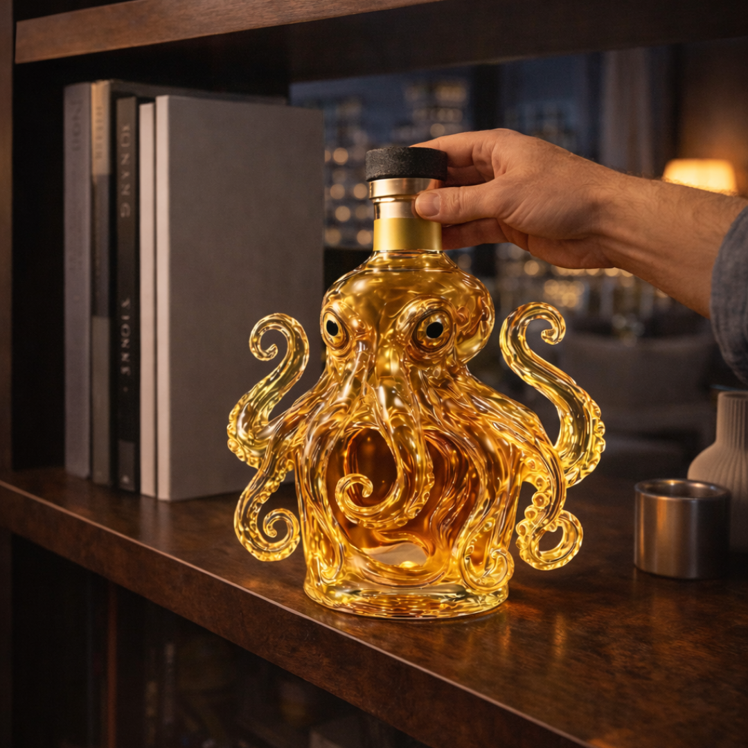 Dale | Whiskyflaske Blæksprutte Design