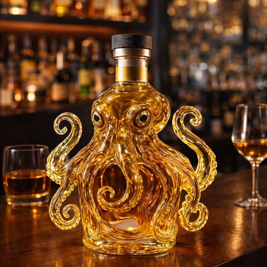 Dale | Whiskyflaske Blæksprutte Design