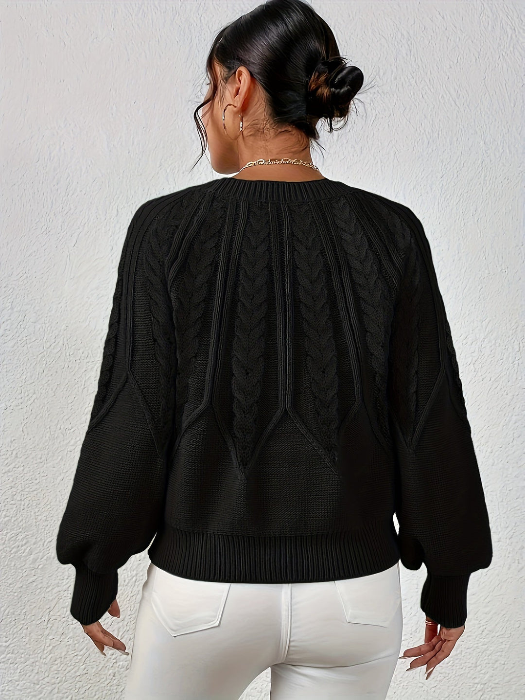 Eleanor | Afslappet Kabelstrik Sweater