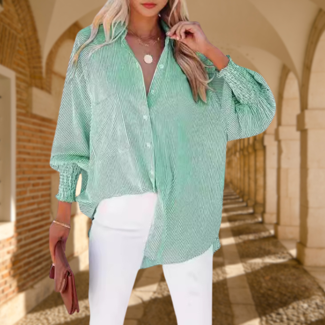 Maurie | Klassisk Stribet Relaxed-Fit Skjorte