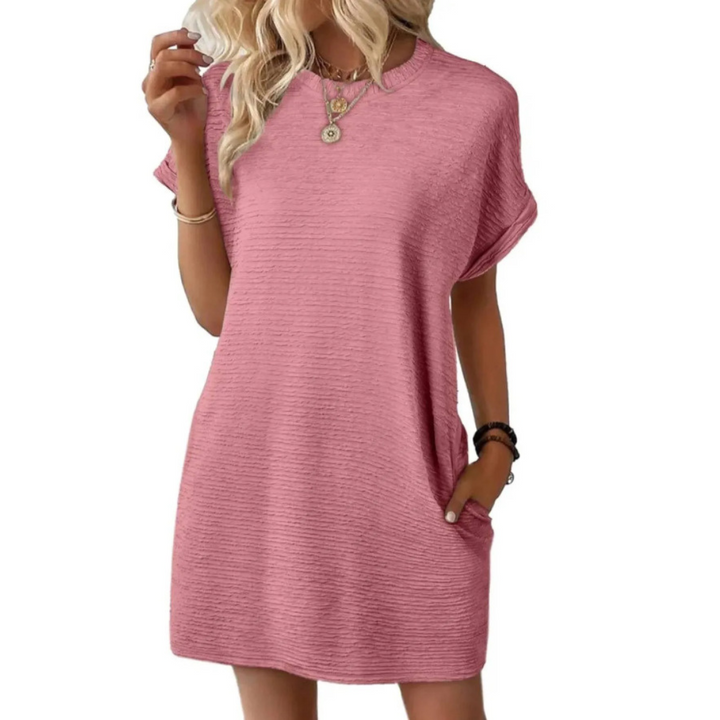 Ivanna | Casual Rund Hals Sommerkjole