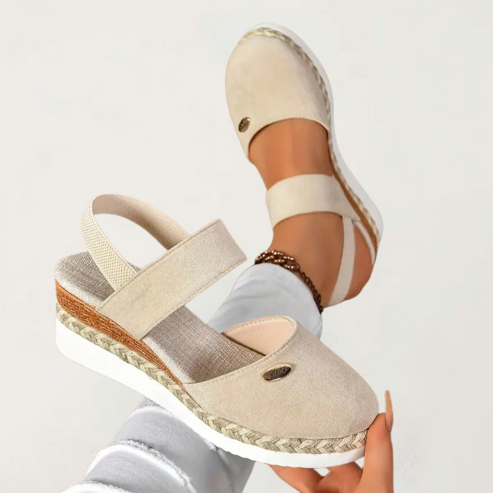 Ruth | Polstrede Vedge Sandaler