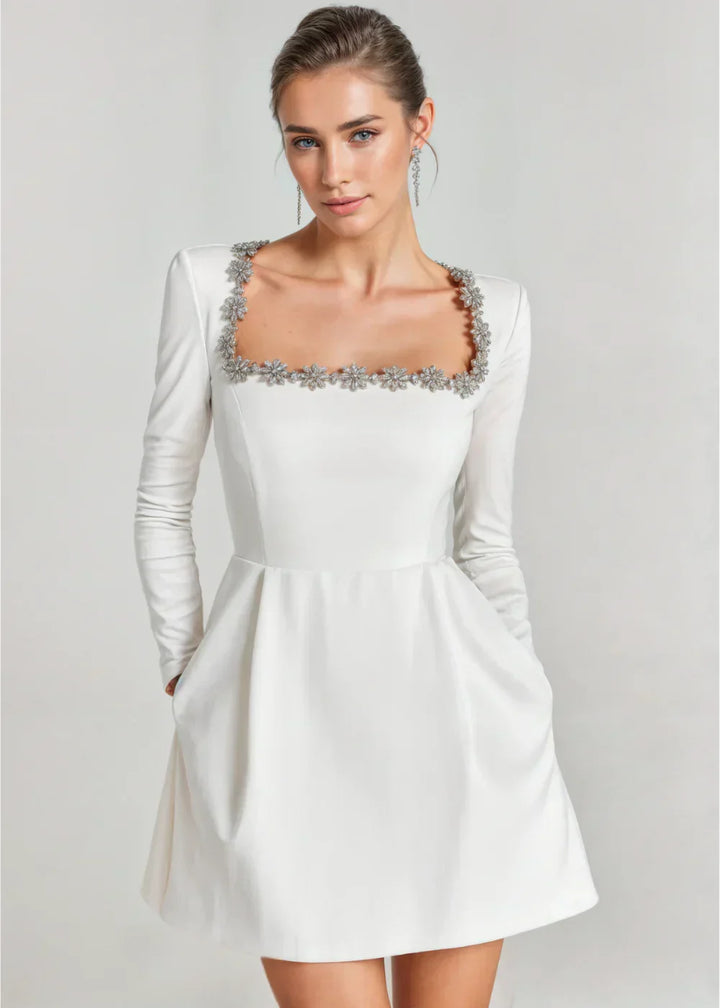Brielle | Elegant Velvet Mini Kjole
