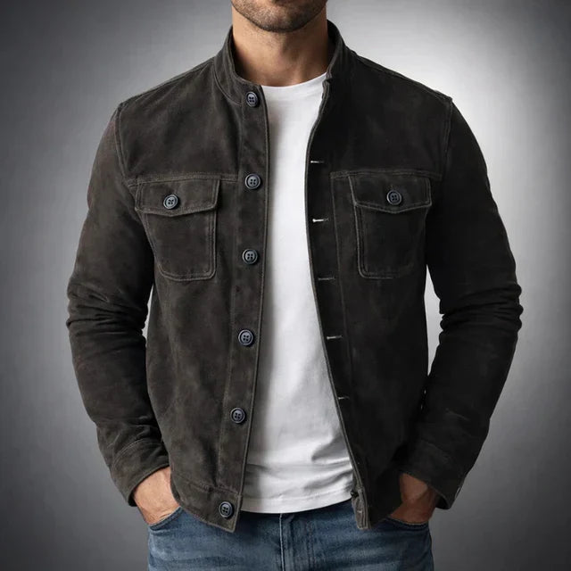 Jacob | Klassisk Pocket Suede Jakke