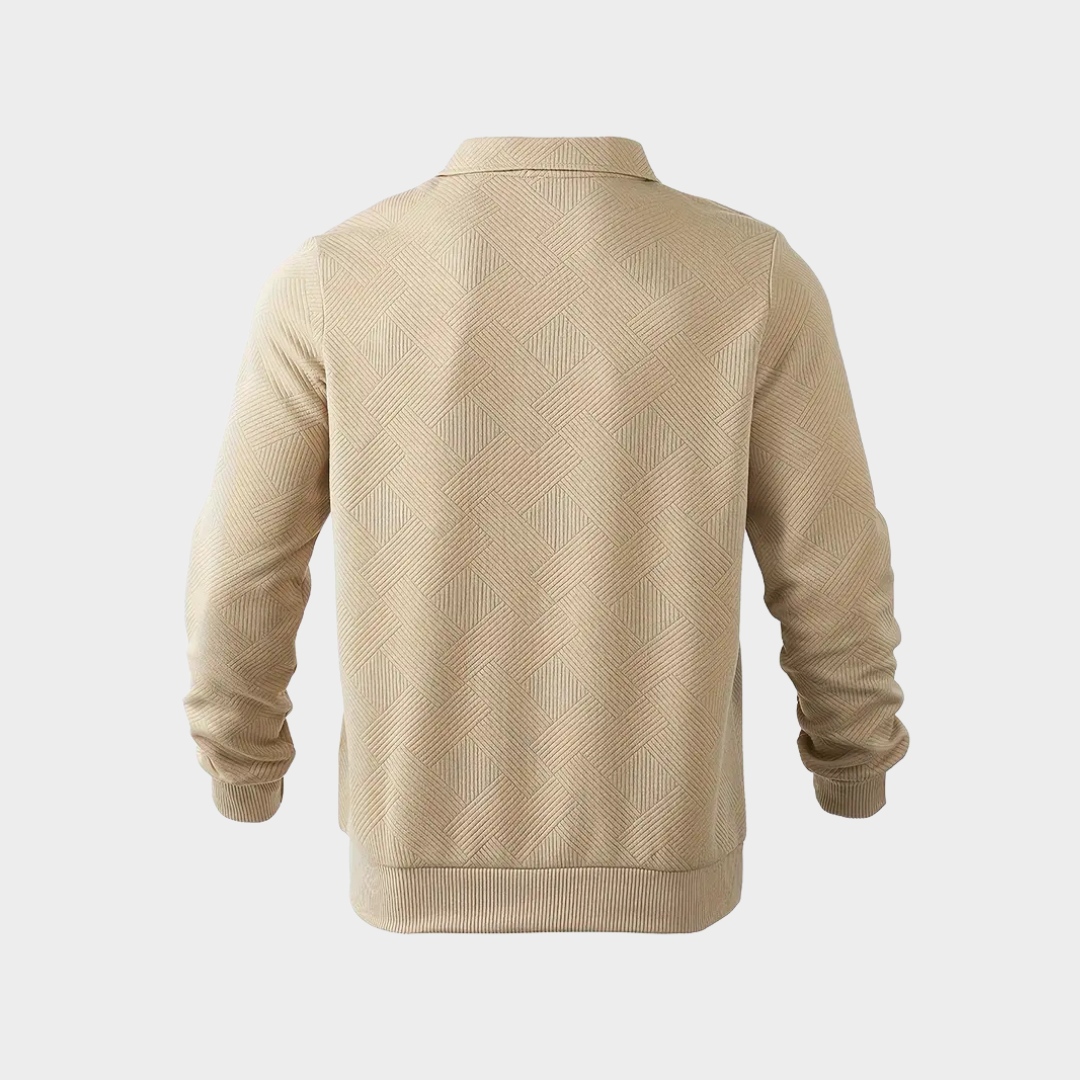 Hudson | Tekstureret Half-Zip Pullover