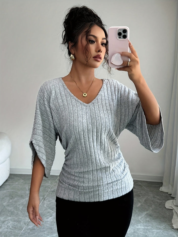 Marianne | Afslappet V-Hals Top