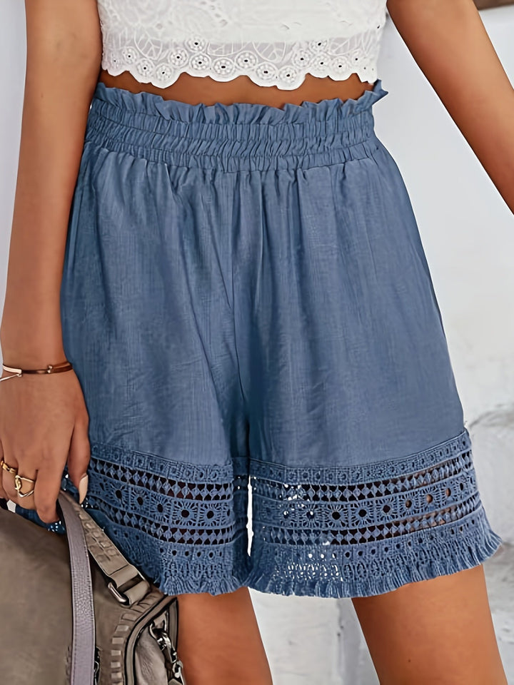 Rosmarin | Lace-Trim Papirpose Shorts