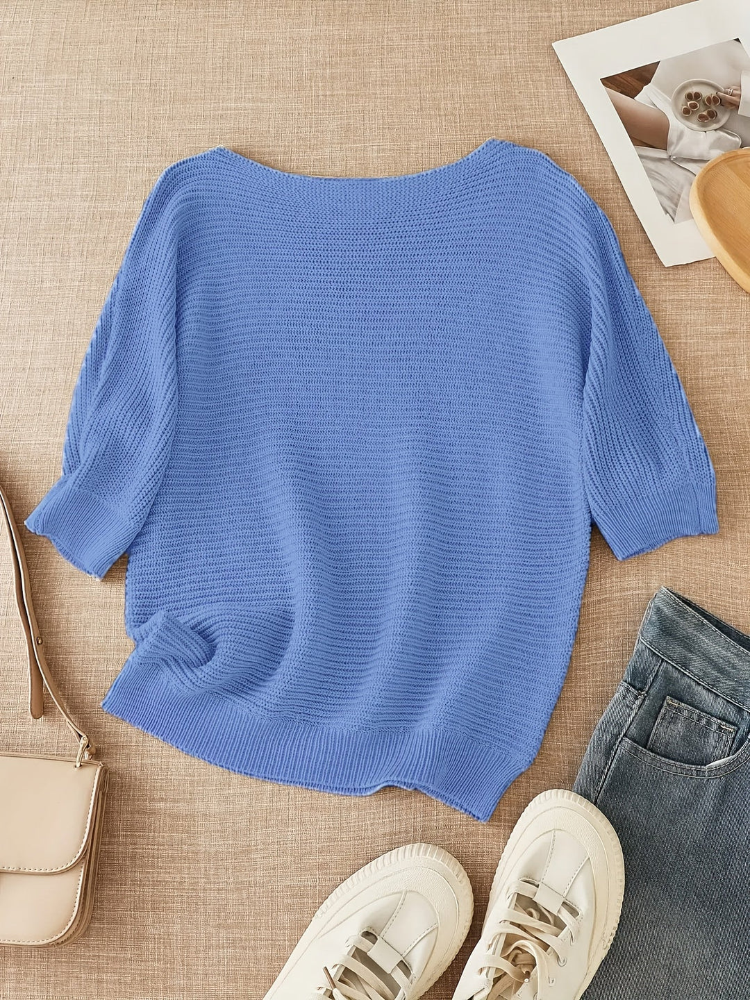 Lena | Afslappet Åbenstrikket Sweater