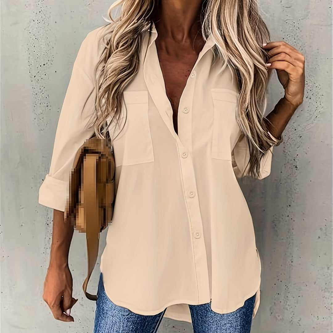 Naomi | Afslappet Button-Up Skjorte