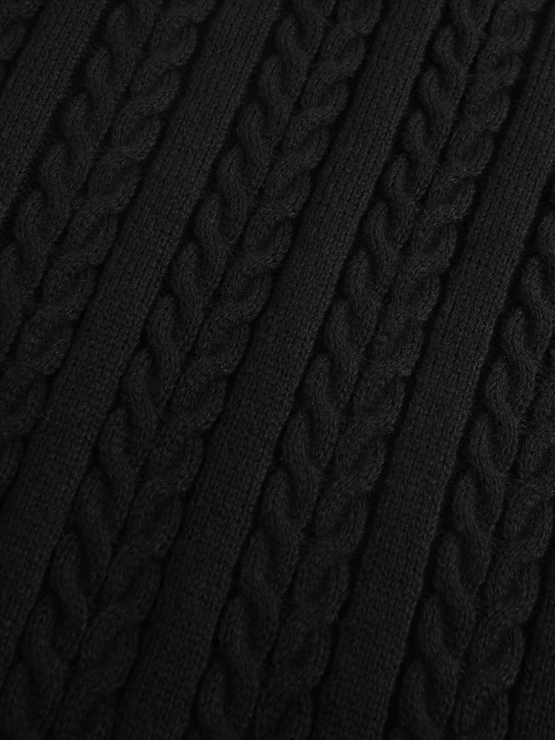 Gideon | Kabelstrikket V-hals Sweater Vest