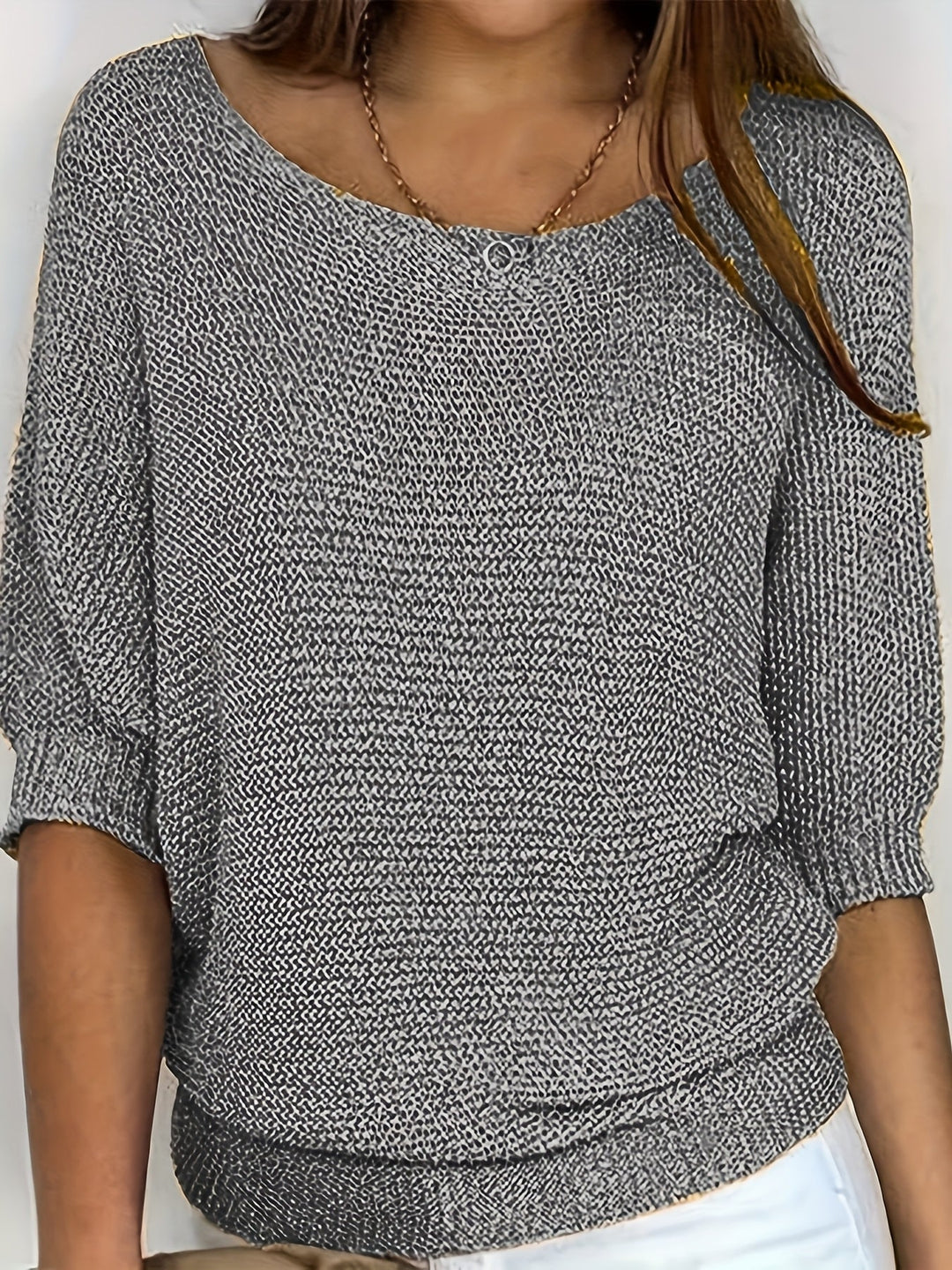 Lena | Afslappet Åbenstrikket Sweater
