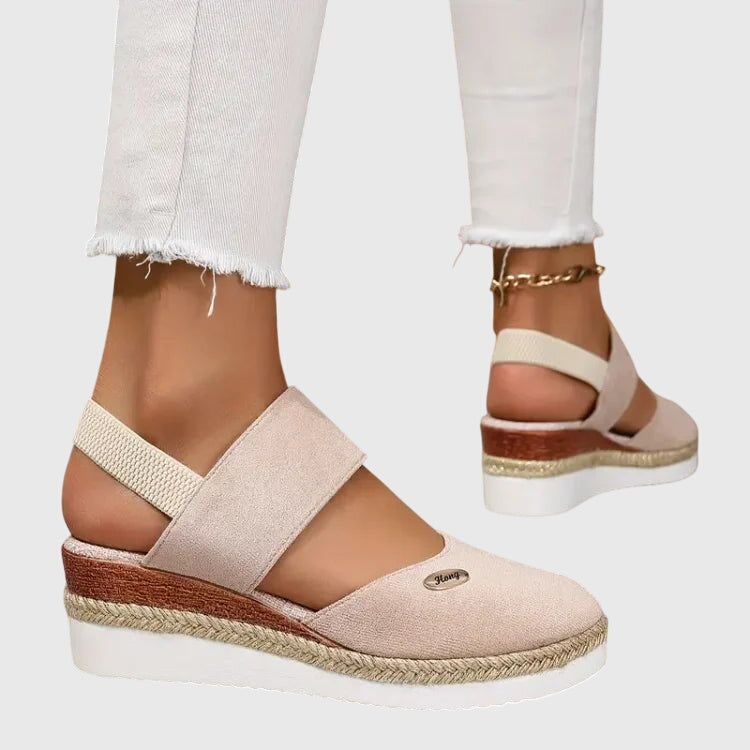 Ruth | Polstrede Vedge Sandaler