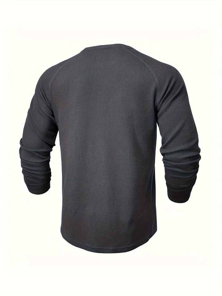Graham | Klassisk Button Henley Skjorte