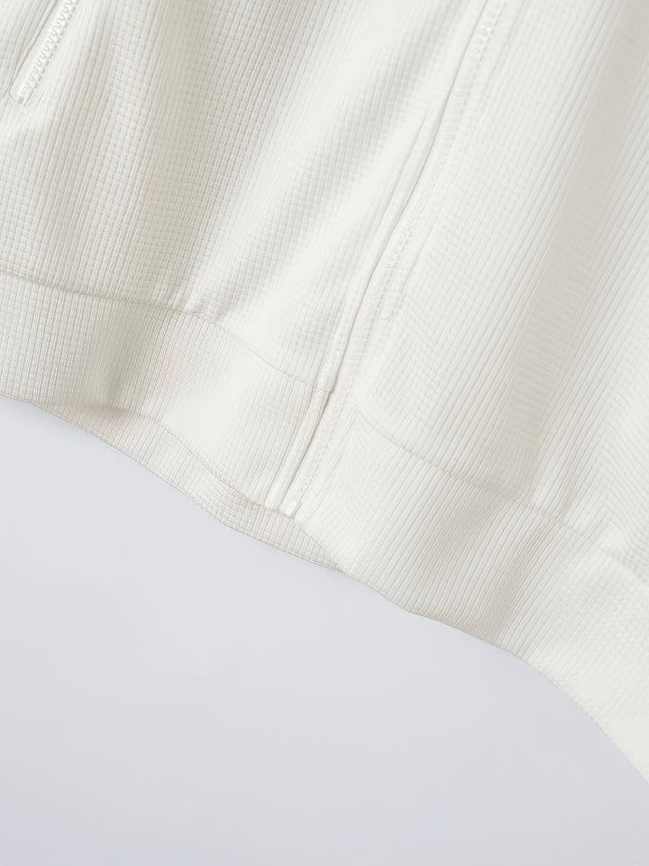 Cameron | Tekstureret Zip Jakke