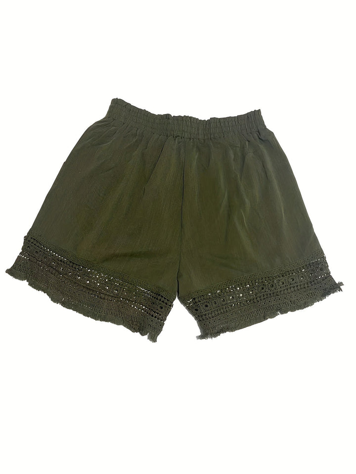 Rosmarin | Lace-Trim Papirpose Shorts