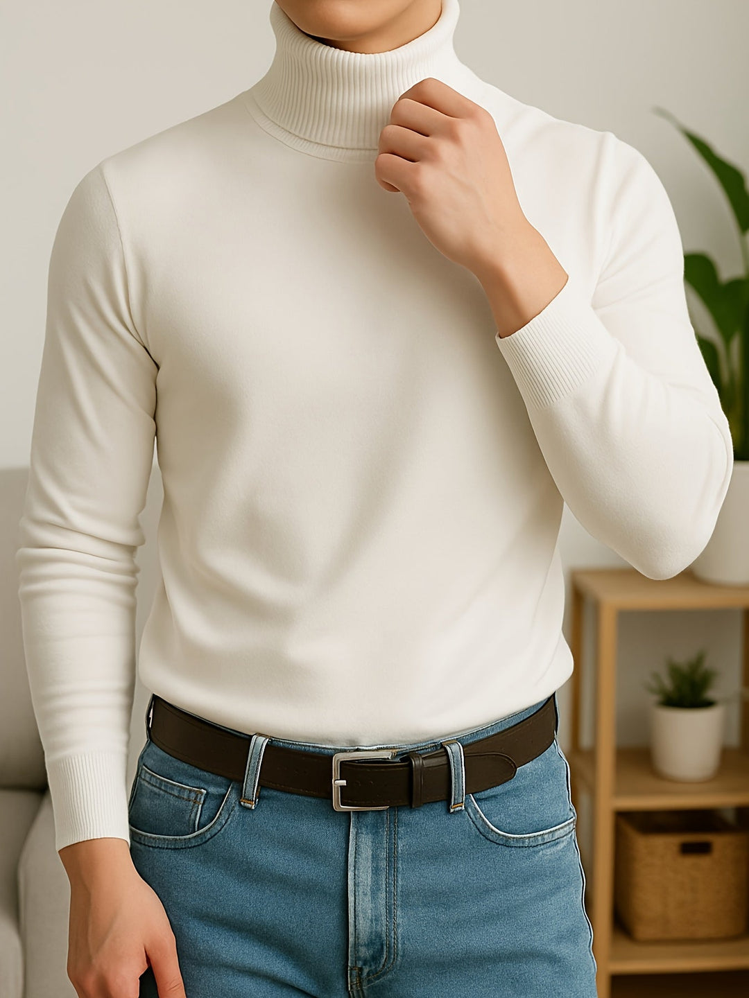 Frederick | Raffineret Højhalset Sweater