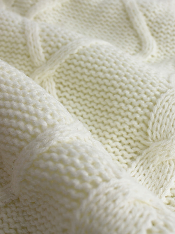 Cora | Cozy Cable-Knit V-Hals Sweater Vest