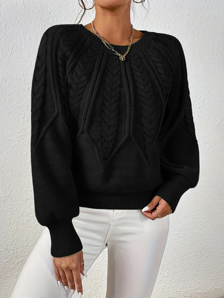 Eleanor | Afslappet Kabelstrik Sweater
