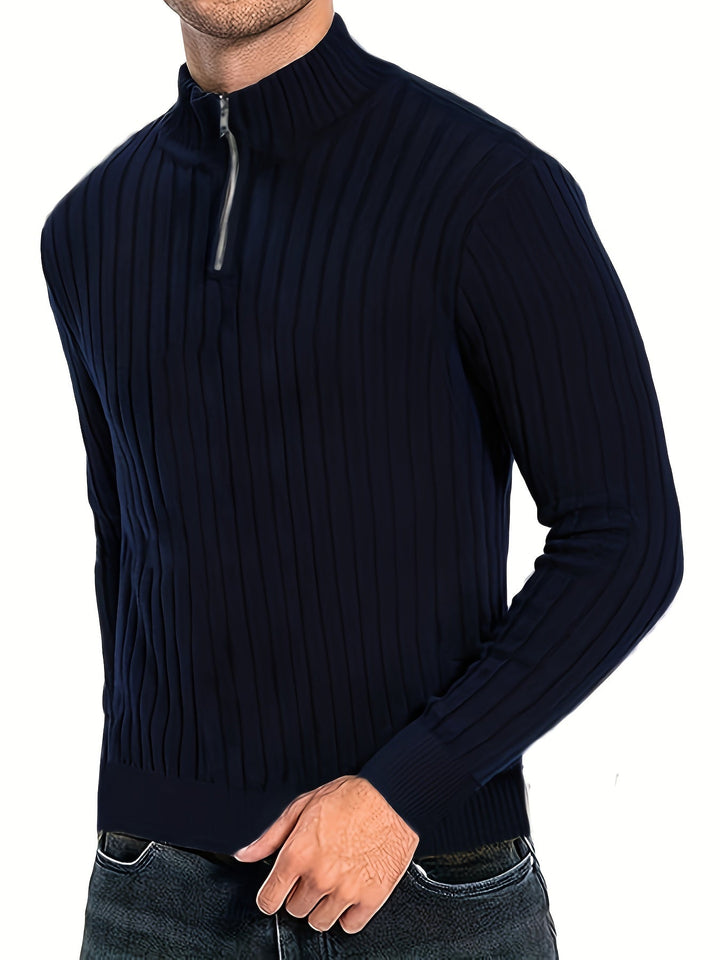 Thatcher | Ribbet Quarter-Zip Sweater