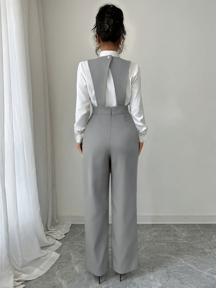 Coralie | Skræddersyet Jumpsuit med Bred Ben