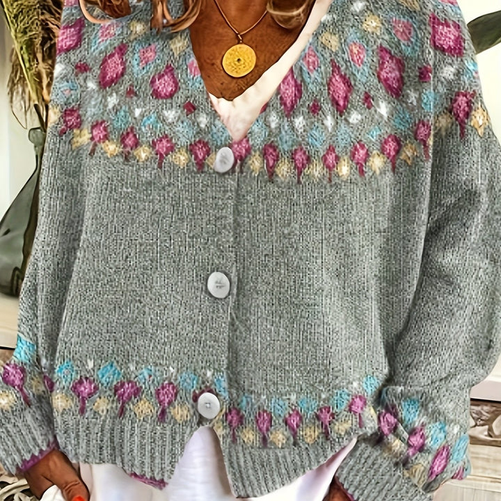 Esme | Nordisk Mønstret Cardigan