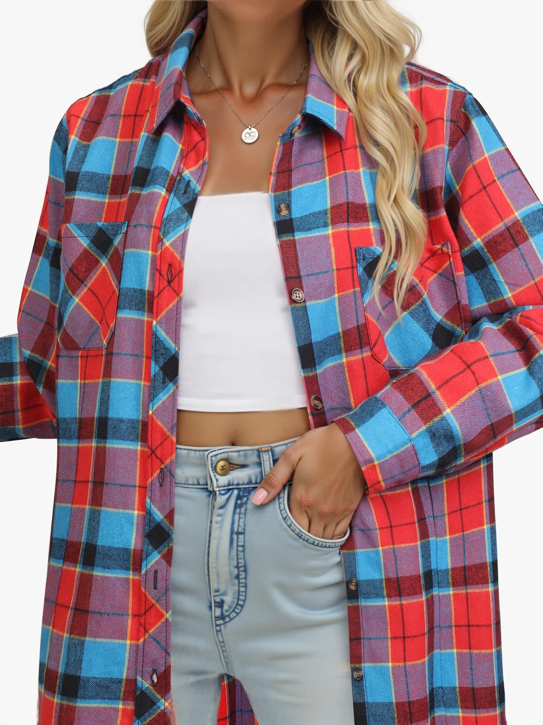 Everly | Afslappet Buffalo Check Skjorte