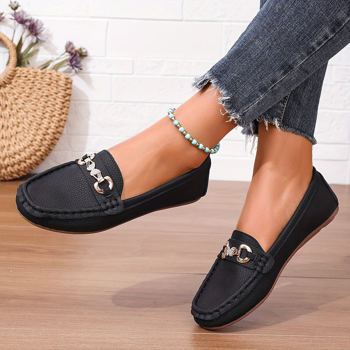 Nora | Elegant Spænde Loafers