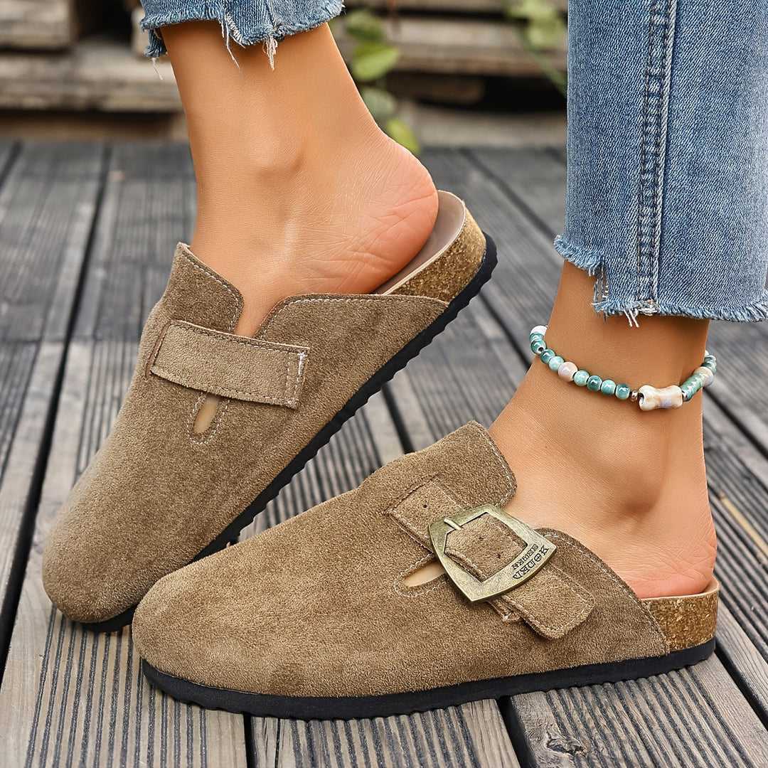 Winona | Slip-On Mules med Spænde Detalje