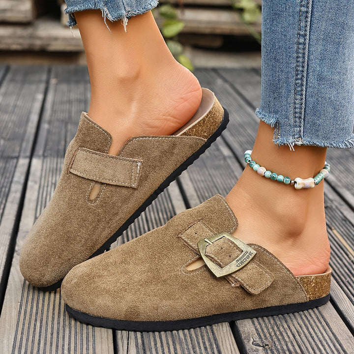 Winona | Slip-On Mules med Spænde Detalje