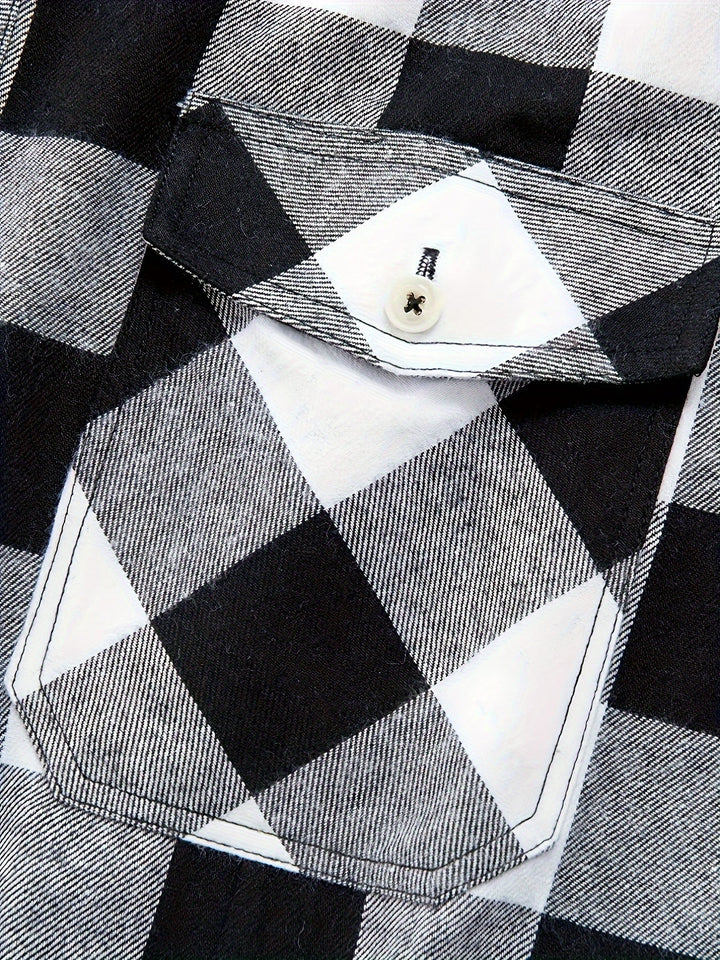 Miles | Klassisk Tjekket Flannel Skjorte