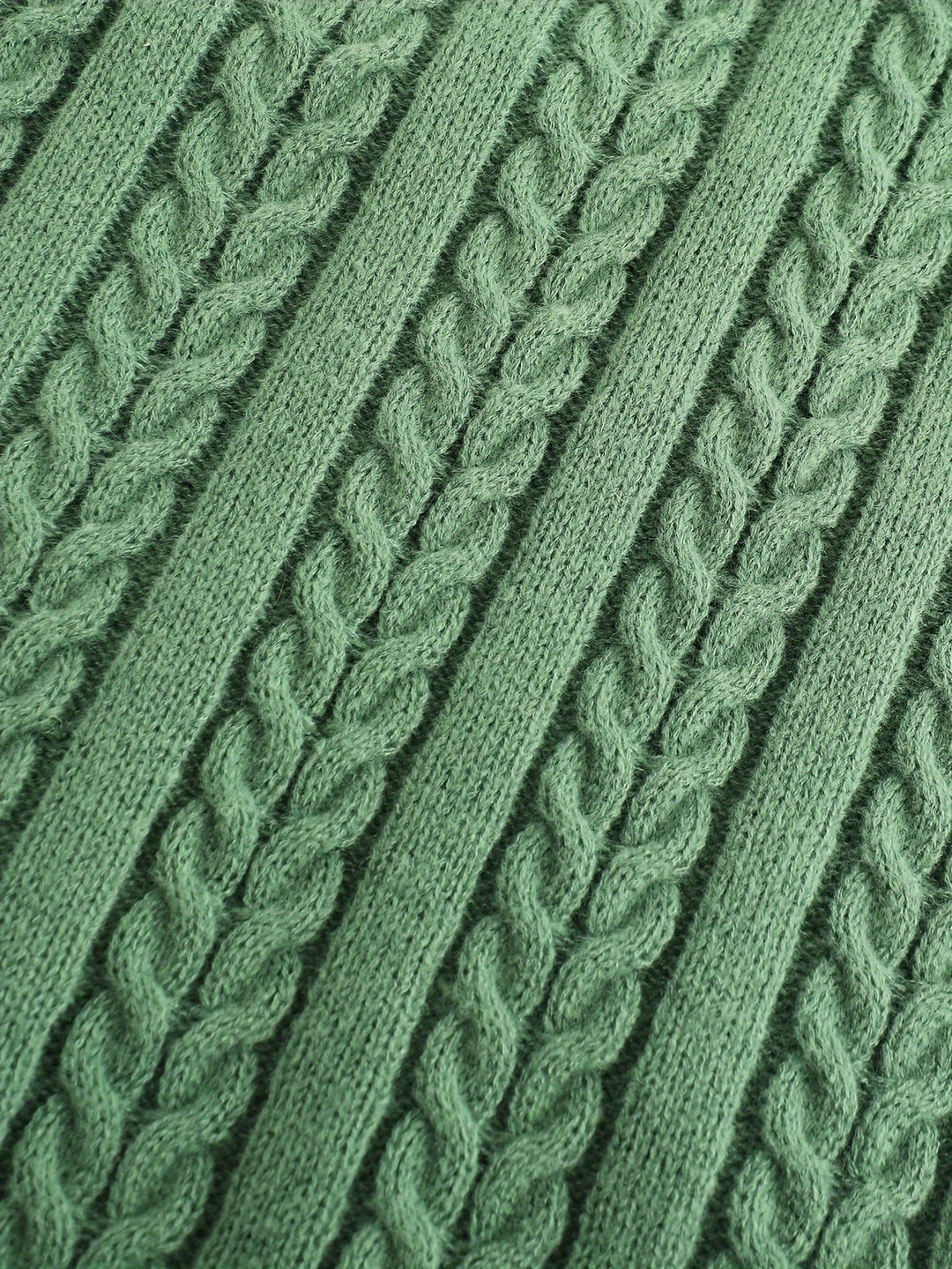 Gideon | Kabelstrikket V-hals Sweater Vest