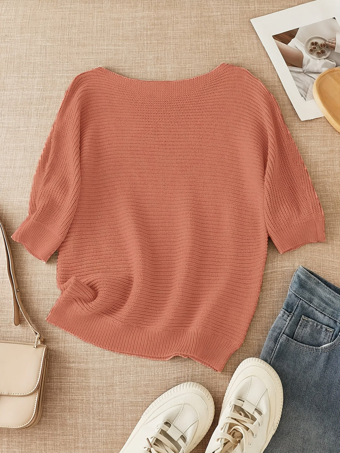 Lena | Afslappet Åbenstrikket Sweater