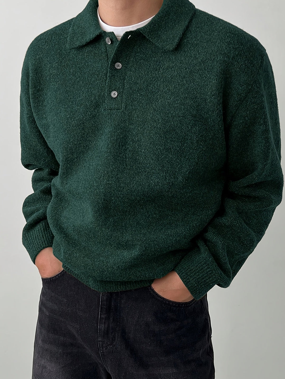 Landon | Raffineret Polo Krave Sweater