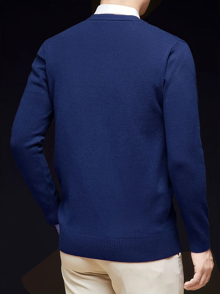 Hugh | Raffineret V-Hals Sweater
