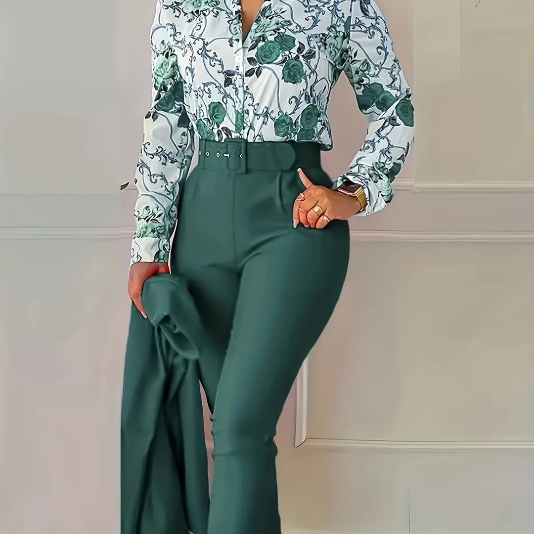 Susanna | Elegant Blomster To-Delt Sæt