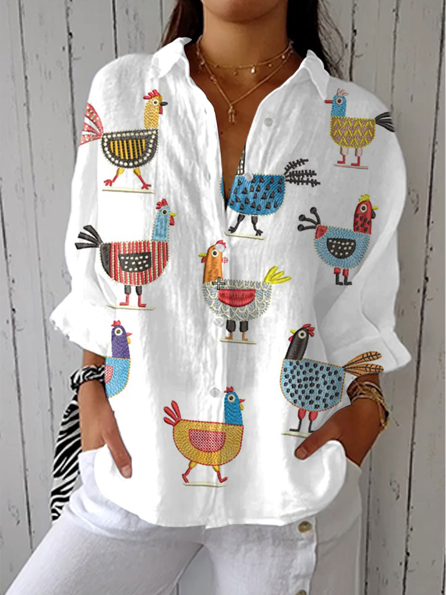 Paloma | Klassisk Kylling Design Bluse