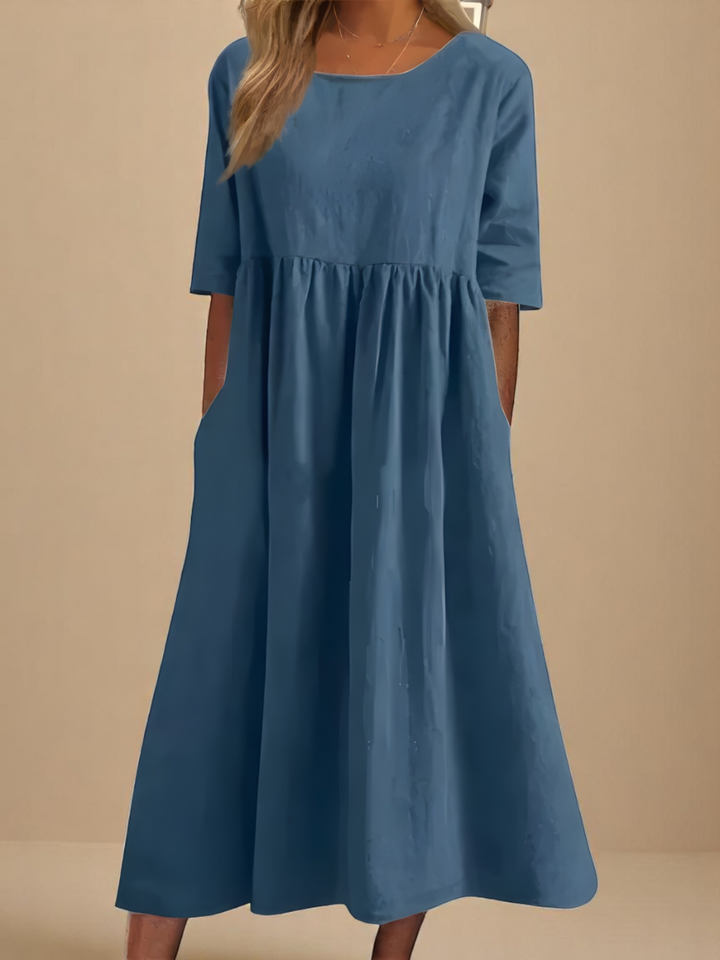 Miranda | Klassisk Mid Sleeve Kjole