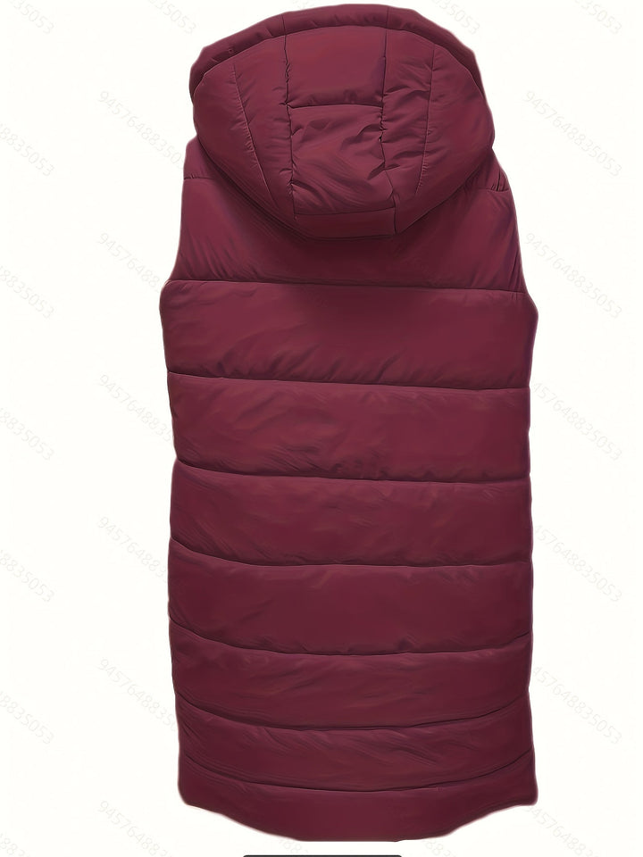 Helen | Langline Hættet Polstret Vest