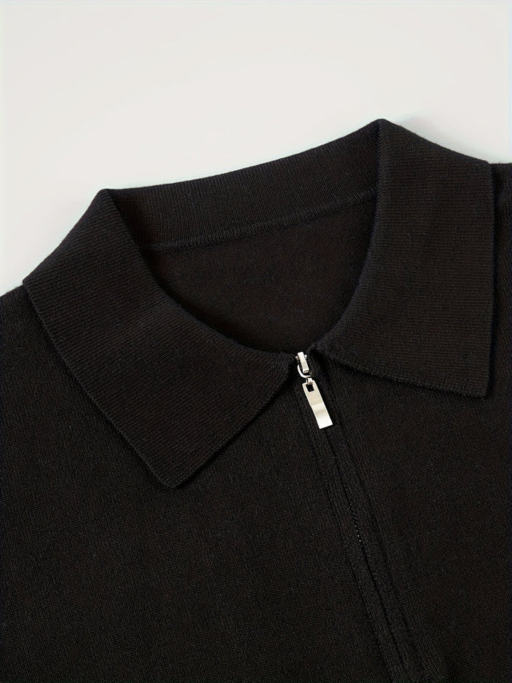 Donovan | Raffineret Quarter-Zip Polo Sweater