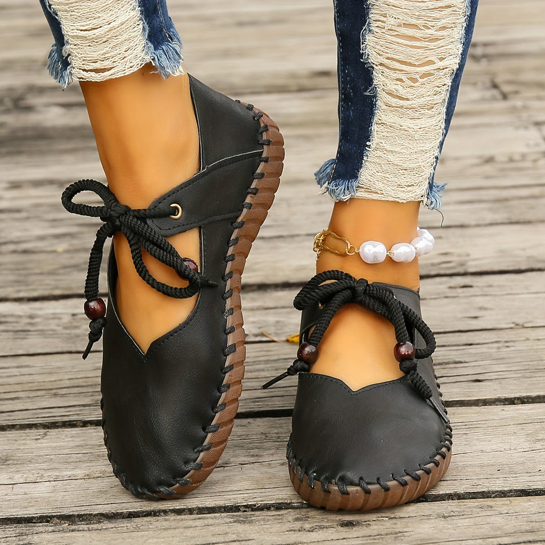 Annette | Håndlavede Snørebånd Flats