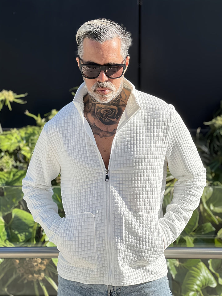 Hugo | Tekstureret Zip-Up Jakke